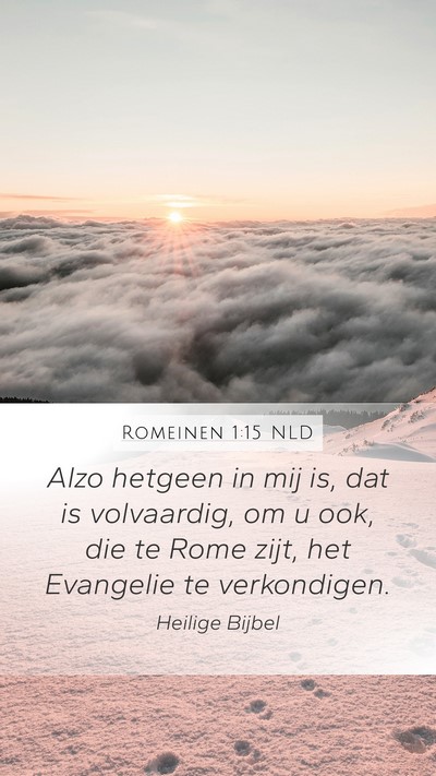 Romeinen 1:15 NLD Bible Verse Image