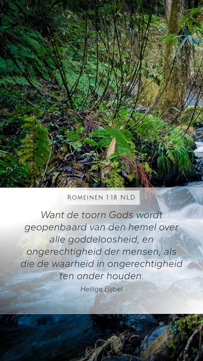 Romeinen 1:18 NLD Bible Verse Image