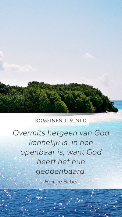 Romeinen 1:19 NLD Bible Verse Image
