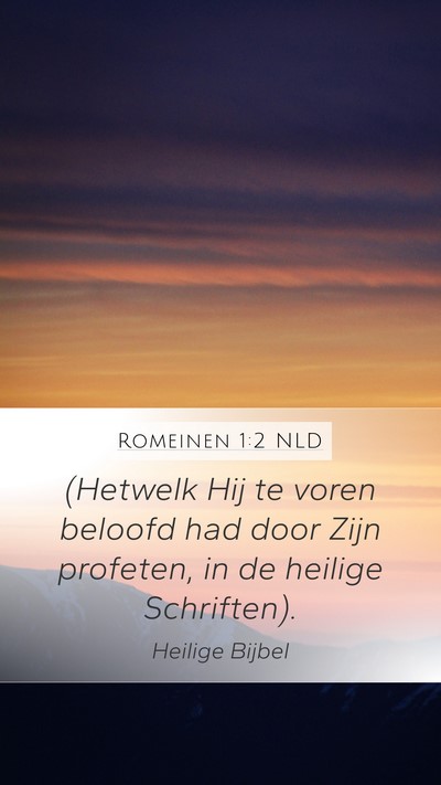 Romeinen 1:2 NLD Bible Verse Image