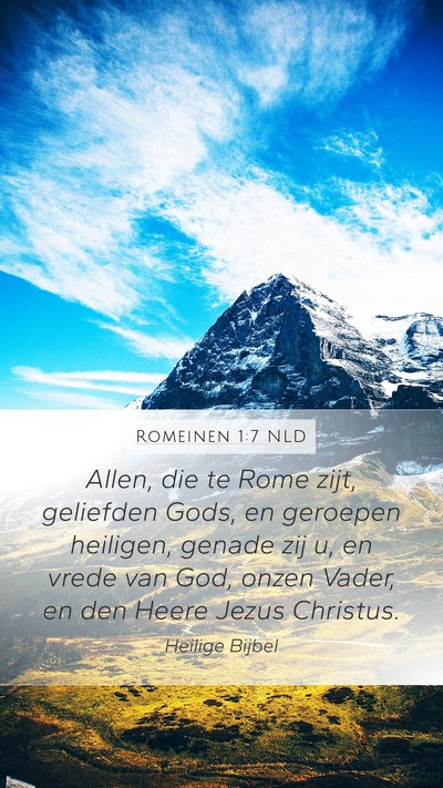 Romeinen 1:7 NLD Bible Verse Image