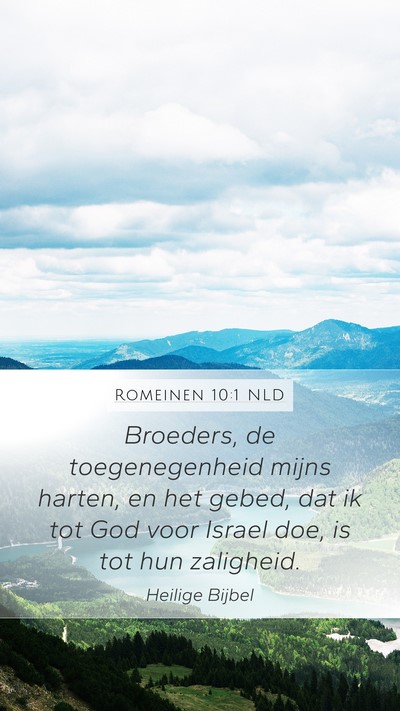 Romeinen 10:1 NLD Bible Verse Image