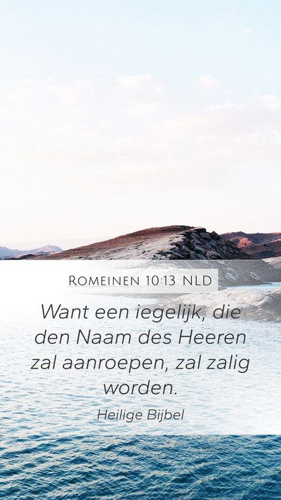 Romeinen 10:13 NLD Bible Verse Image