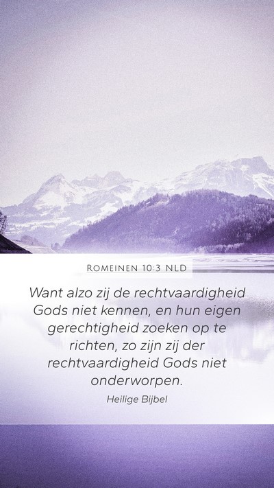 Romeinen 10:3 NLD Bible Verse Image