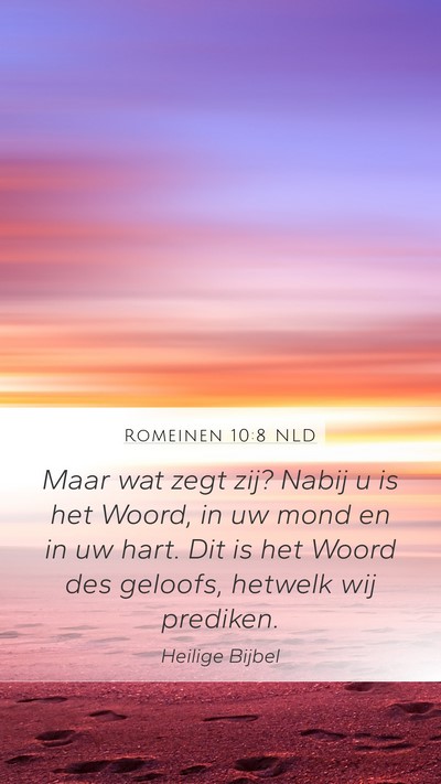 Romeinen 10:8 NLD Bible Verse Image
