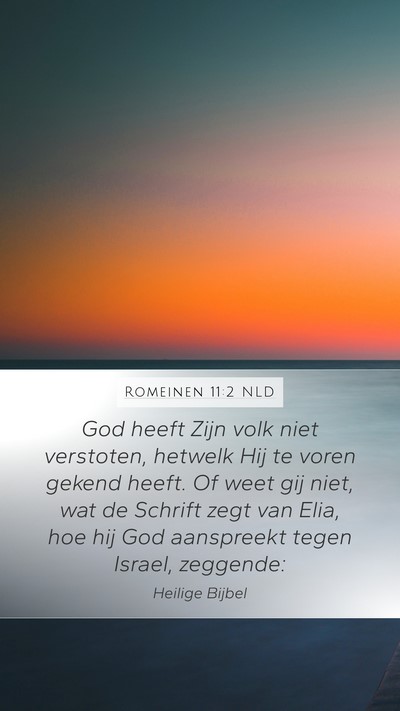 Romeinen 11:2 NLD Bible Verse Image