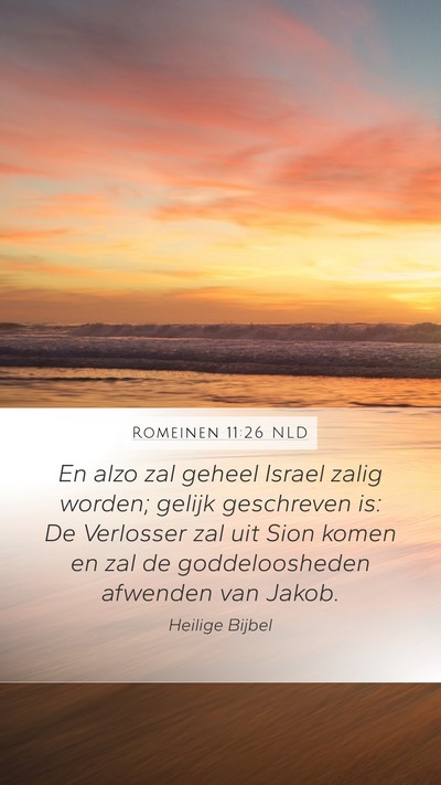Romeinen 11:26 NLD Bible Verse Image