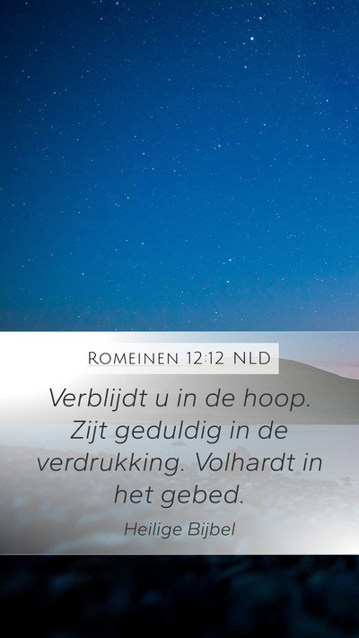 Romeinen 12:12 NLD Bible Verse Image