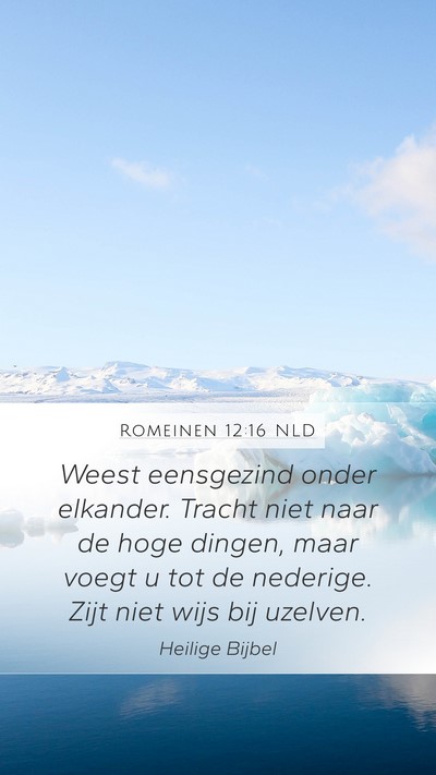 Romeinen 12:16 NLD Bible Verse Image