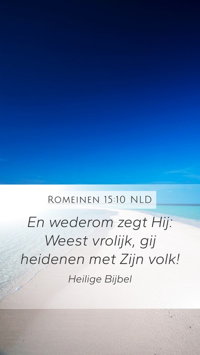 Romeinen 15:10 NLD Bible Verse Image