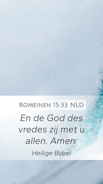 Romeinen 15:33 NLD Bible Verse Image