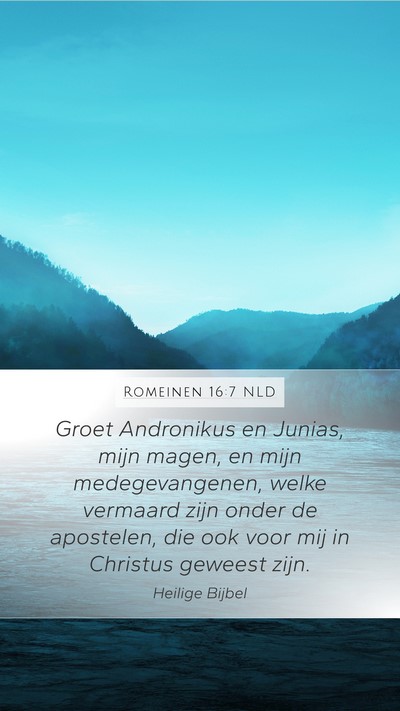 Romeinen 16:7 NLD Bible Verse Image