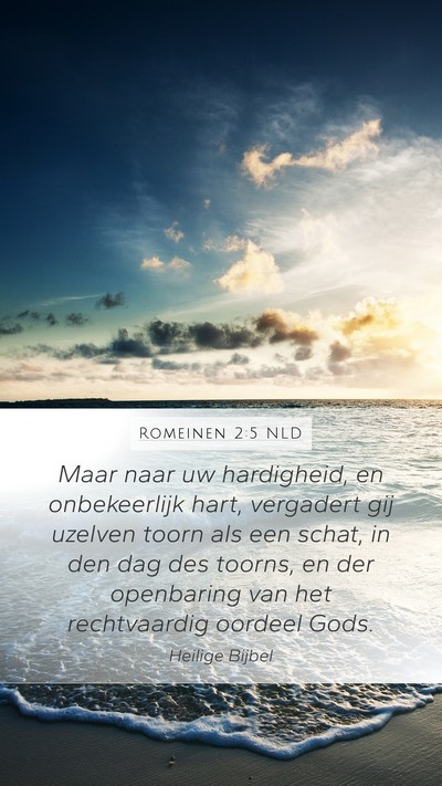 Romeinen 2:5 NLD Bible Verse Image