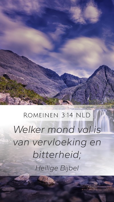 Romeinen 3:14 NLD Bible Verse Image