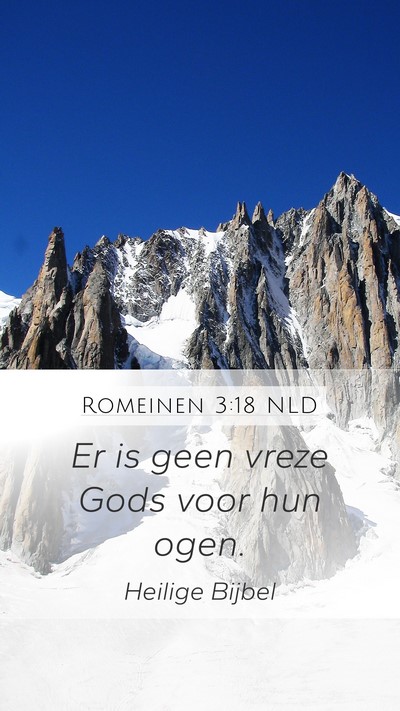 Romeinen 3:18 NLD Bible Verse Image