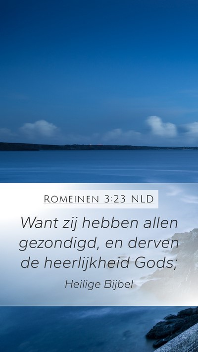 Romeinen 3:23 NLD Bible Verse Image
