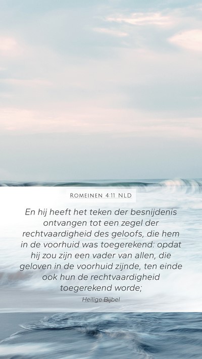 Romeinen 4:11 NLD Bible Verse Image