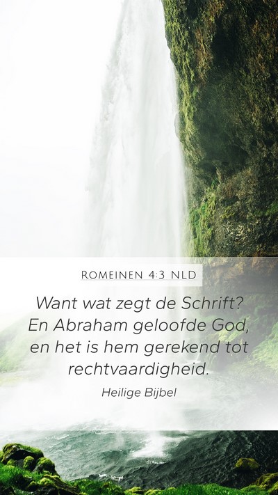 Romeinen 4:3 NLD Bible Verse Image