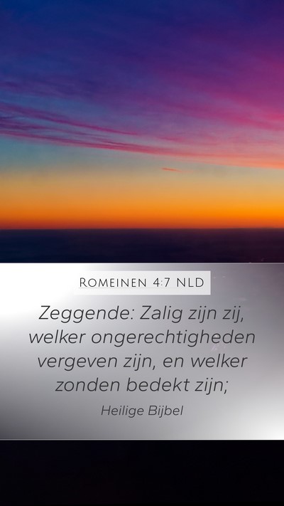 Romeinen 4:7 NLD Bible Verse Image