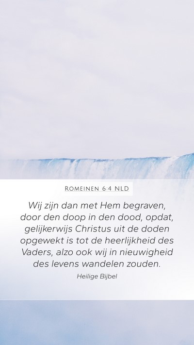 Romeinen 6:4 NLD Bible Verse Image
