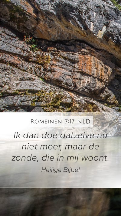 Romeinen 7:17 NLD Bible Verse Image