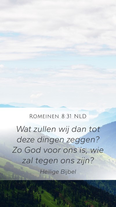 Romeinen 8:31 NLD Bible Verse Image