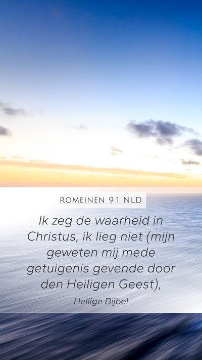 Romeinen 9:1 NLD Bible Verse Image