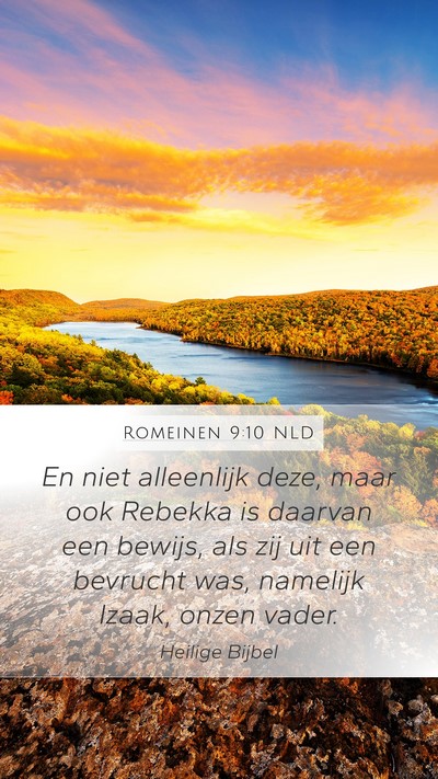 Romeinen 9:10 NLD Bible Verse Image