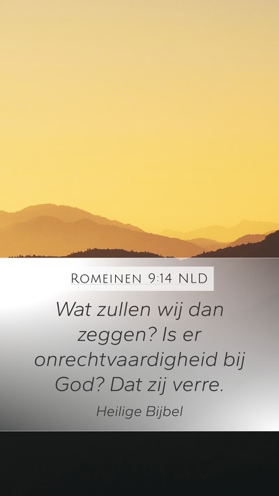 Romeinen 9:14 NLD Bible Verse Image