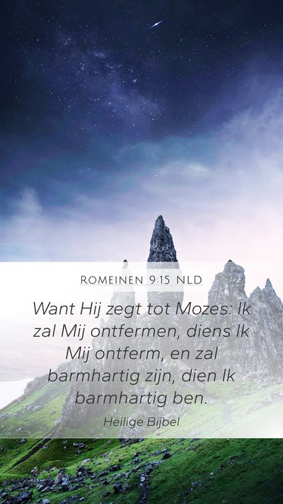 Romeinen 9:15 NLD Bible Verse Image