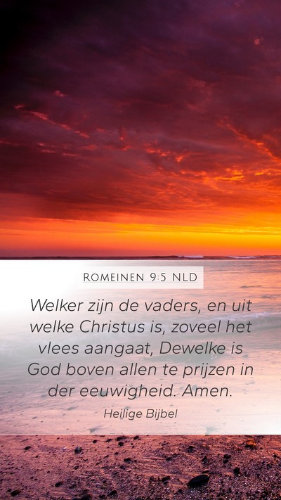 Romeinen 9:5 NLD Bible Verse Image