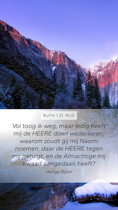 Ruth 1:21 NLD Bible Verse Image