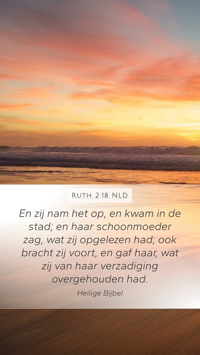 Ruth 2:18 NLD Bible Verse Image