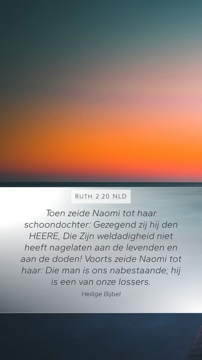 Ruth 2:20 NLD Bible Verse Image