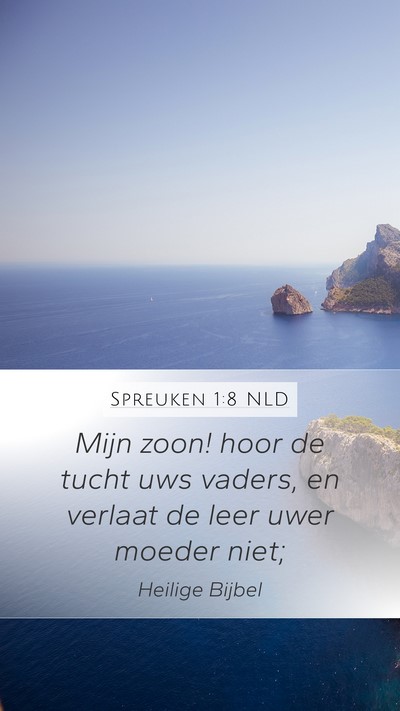 Spreuken 1:8 NLD Bible Verse Image