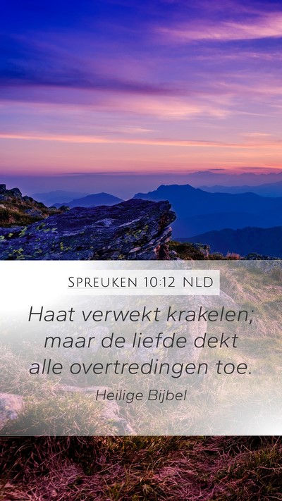 Spreuken 10:12 NLD Bible Verse Image