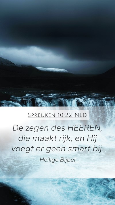 Spreuken 10:22 NLD Bible Verse Image