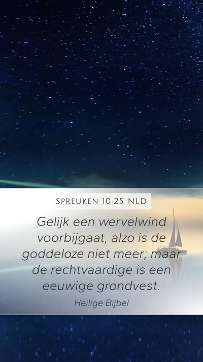 Spreuken 10:25 NLD Bible Verse Image