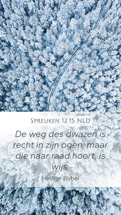 Spreuken 12:15 NLD Bible Verse Image