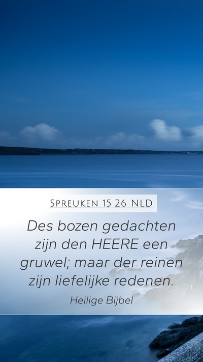 Spreuken 15:26 NLD Bible Verse Image