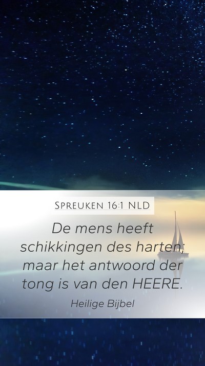 Spreuken 16:1 NLD Bible Verse Image