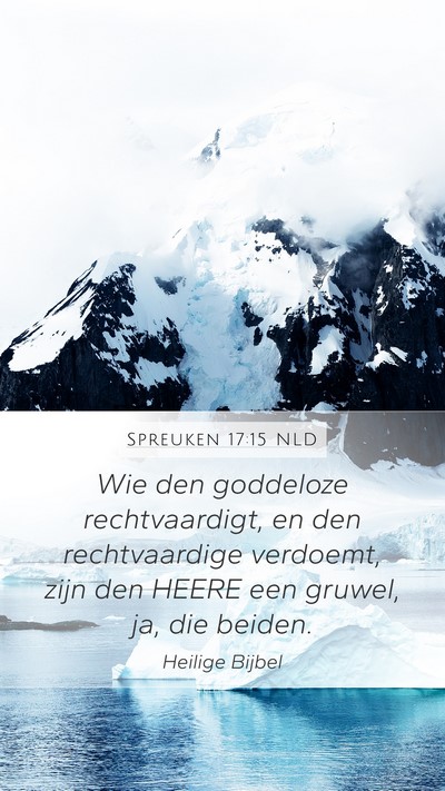 Spreuken 17:15 NLD Bible Verse Image