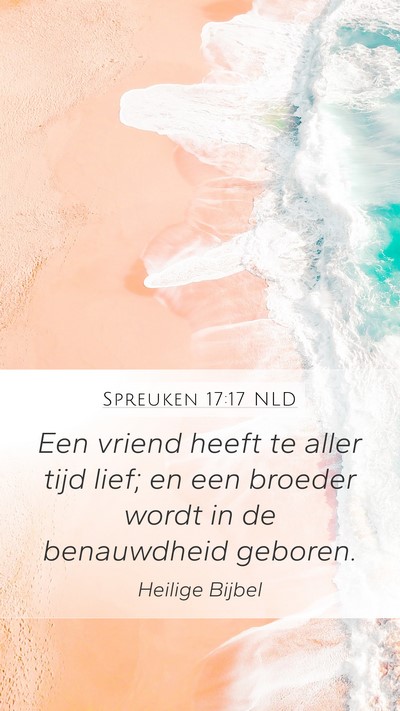 Spreuken 17:17 NLD Bible Verse Image