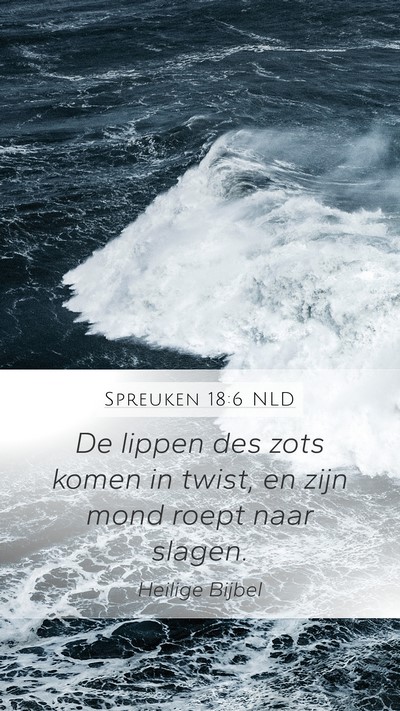 Spreuken 18:6 NLD Bible Verse Image