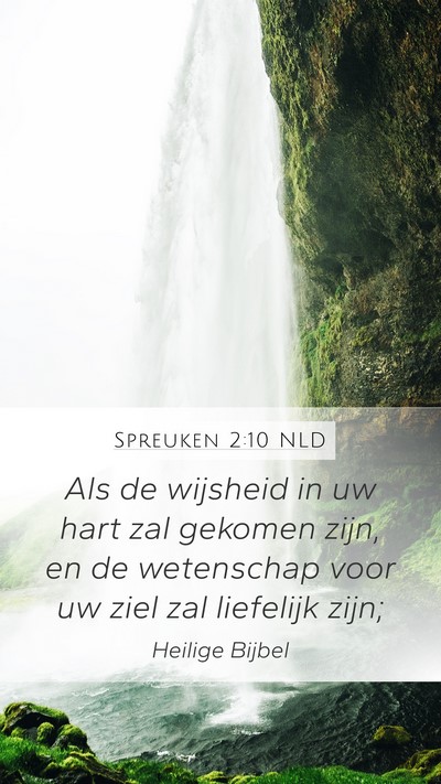 Spreuken 2:10 NLD Bible Verse Image