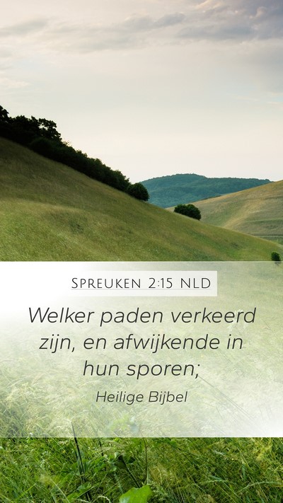 Spreuken 2:15 NLD Bible Verse Image