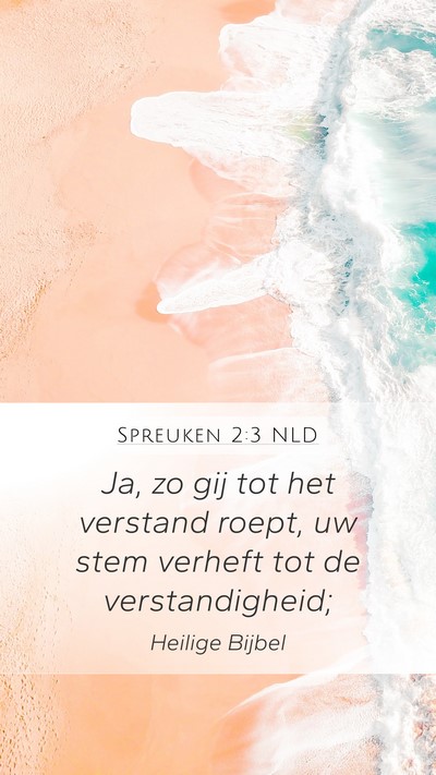 Spreuken 2:3 NLD Bible Verse Image