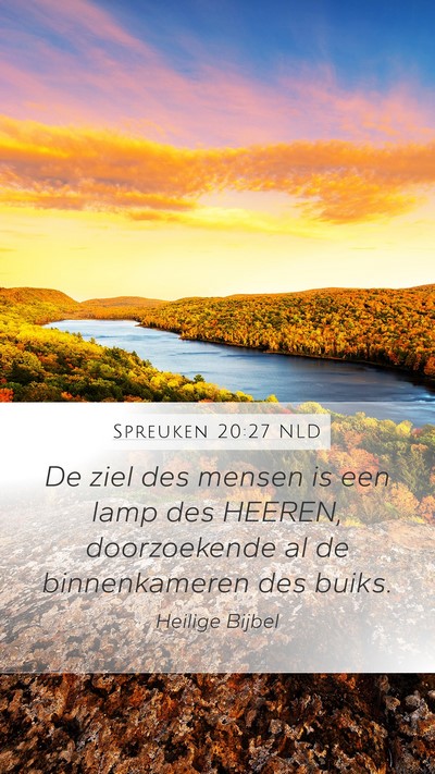 Spreuken 20:27 NLD Bible Verse Image