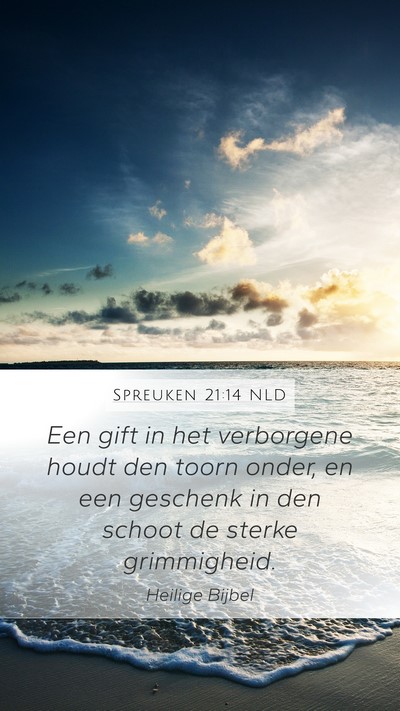 Spreuken 21:14 NLD Bible Verse Image