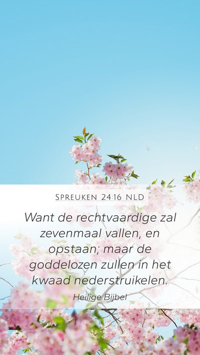 Spreuken 24:16 NLD Bible Verse Image
